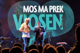 Ulrich Eichelmann, Riverwatch (links) und Olsi Nika, EcoAlbania (rechts) sprechen über die Einzigartigkeit der Vjosa